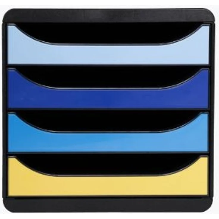 Exacompta Schubladenbox Bee Blue 3104202D 4 Schübe farbig
