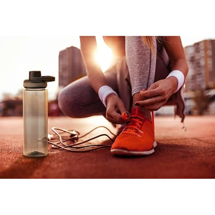 Vinsun Trinkflasche Sportflasche 750ml - Wasserflasche BPA frei & Kohlensäure geeignet, Auslaufsicher, bruchsicher, wiederverwendbar, leicht, Tritan Flasche – Bild 8
