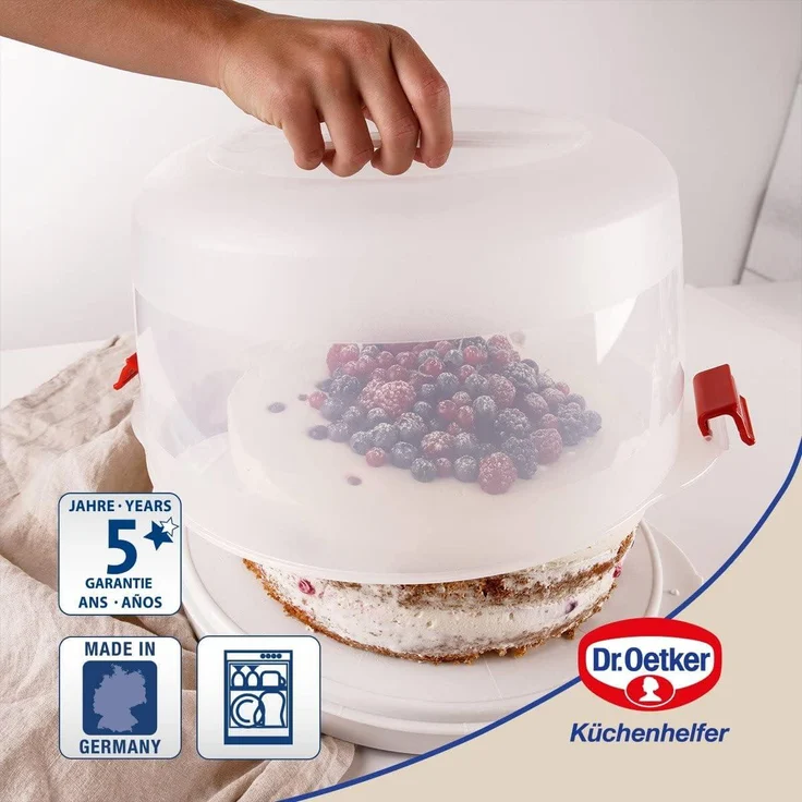 Dr. Oetker - Kuchentransportbox Kuchenbehälter mit Fach für Kühlakkus 1015 – Bild 4