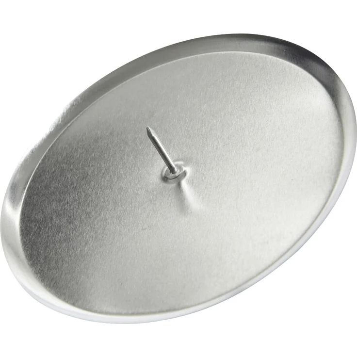 Kaemingk Adventskerzenhalter silber Ø 8 cm - 4 Stück – Bild 1