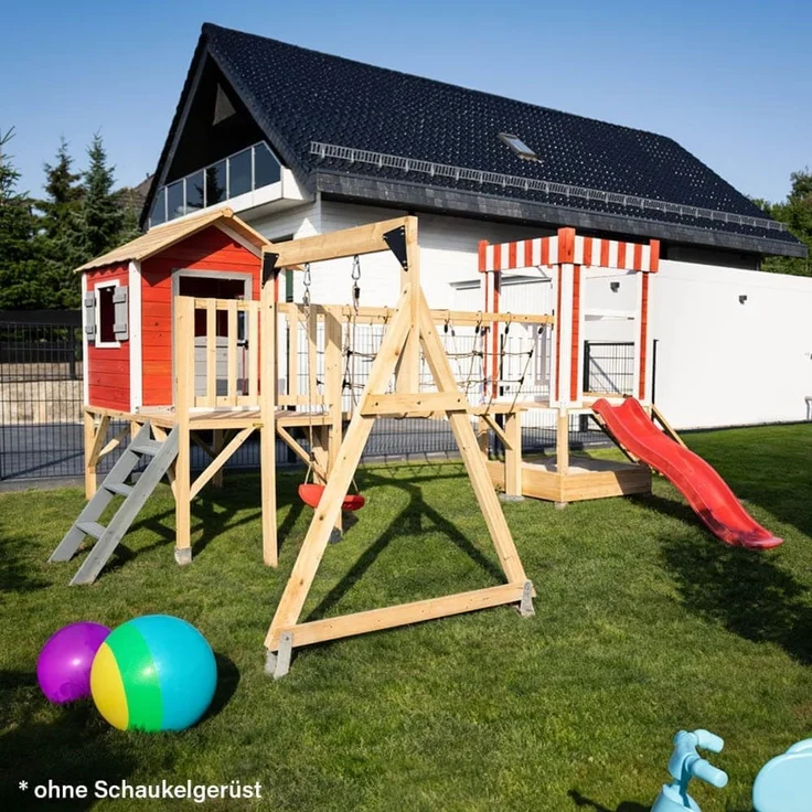 HOME DELUXE Spielpark inkl. Rutsche WUNDERLAND - 555 x 340 cm – Bild 2
