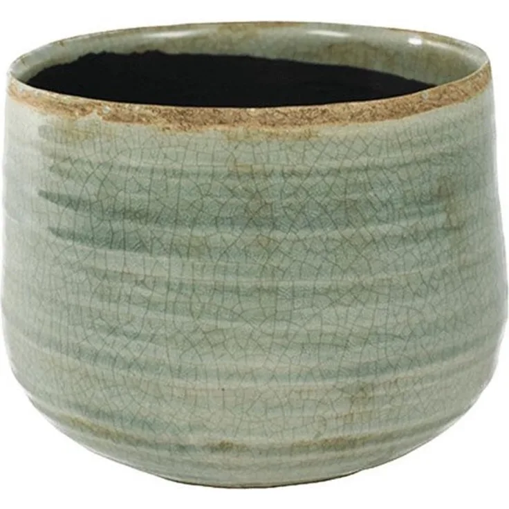 Ter Steege Blumentopf, Grün-Mint, Durchmesser 15 cm, Höhe 14 cm