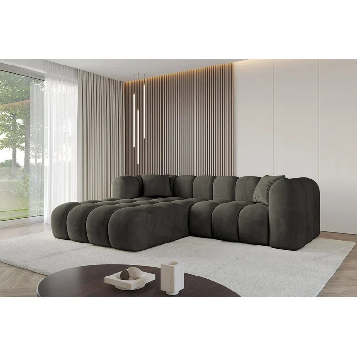 ALTDECOR Ecksofa OLEA-L1, Sofa Praktische Bequeme Funktionsecke Couch L-Form Eckcouch, Corner Sofa L-Form Vielseitige Sofa Wohnlandschaft Wohnzimmer – Bild 3