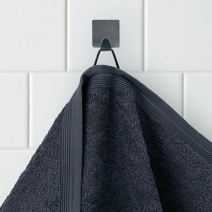 möve Superwuschel Gästetuch 30x50 cm aus 100% Baumwolle, dark grey 3er Set – Bild 3