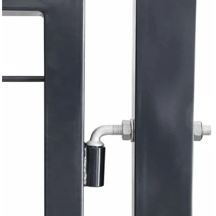 HOME DELUXE Gartentor für Doppelstabmattenzaun PORTARIUS - 180 cm Anthrazit – Bild 4