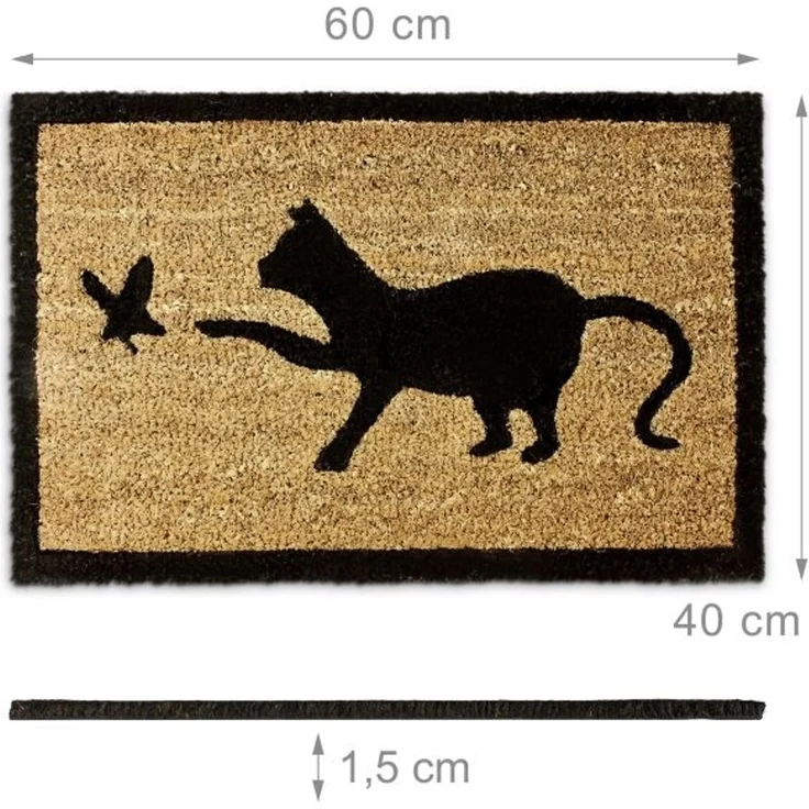 Fußmatte ‚Katze' Kokos 40x60 cm 10016759 – Bild 4
