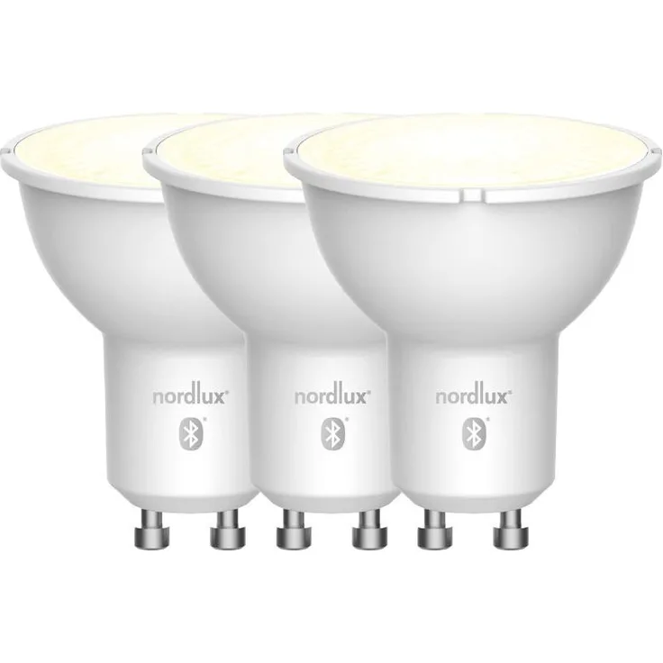 Nordlux Smart Home LED Leuchtmittel GU10 3er Set 4,8W 5x5x5,5cm