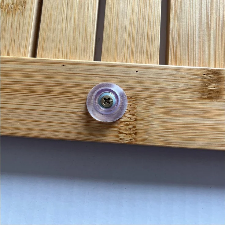 HTI-Living Badematte Bambusmatte Antirutschmatte, Höhe 3.5 mm, 1 Badematte, fußbodenheizungsgeeignet, Holz, rechteckig, Badvorleger Badematte – Bild 3