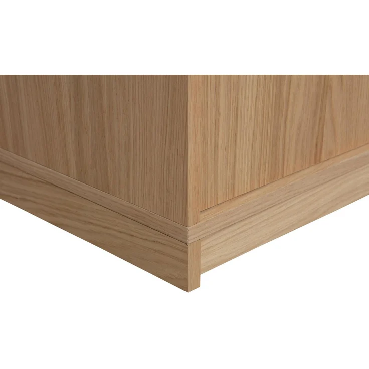 Modulschrank Modulair aus Eiche, modern, natur, mit Push-to-Open, 44x110 cm, FSC-zertifiziert – Bild 5