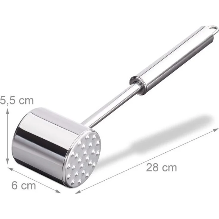 Fleischklopfer aus Edelstahl – Bild 4