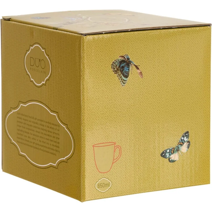 DUO Becher FLORAL RHAPSODY, 650 ml, New Bone China Porzellan, in Geschenkbox – Bild 5