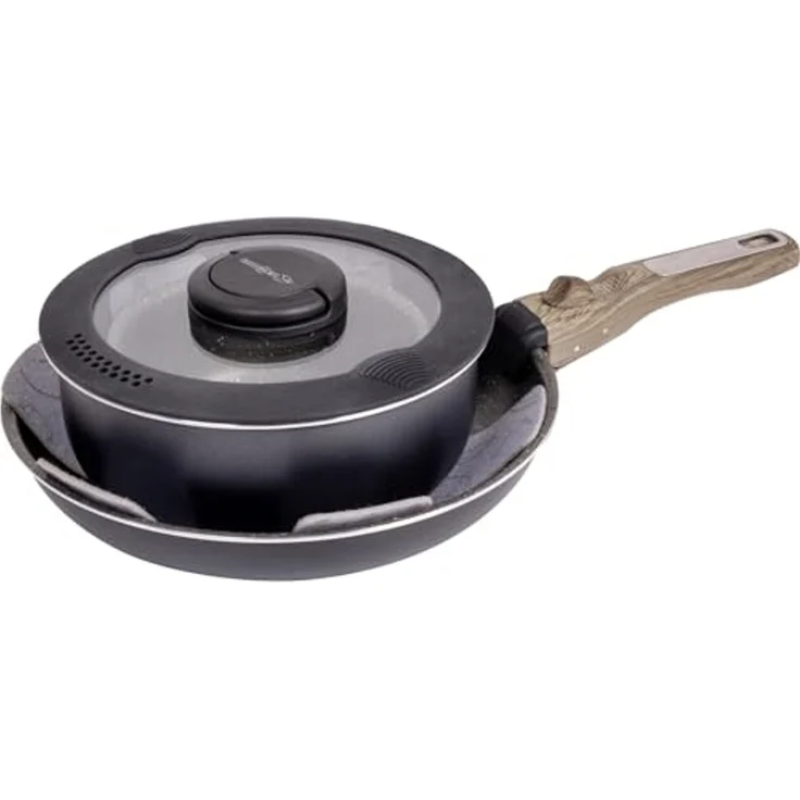 BRUNNER Topf-Set Campinggeschirr Koch Set Pirate Spacemaster, Ø26 cm Outdoor Topf Pfanne – Bild 4