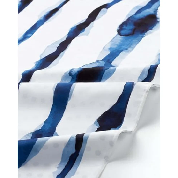 Fit-Flip Strandtuch XXL Mikrofaser, leicht und schnelltrocknend, 100% recyceltes Badetuch, Batik Stripes 160x90cm – Bild 2