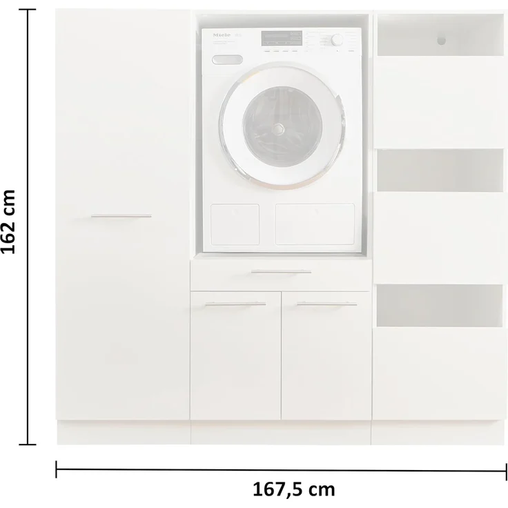 Laundreezy Mehrzweckschrank-Set LAUNDREEZY LDSK8, Breite 167,5 cm – Bild 3