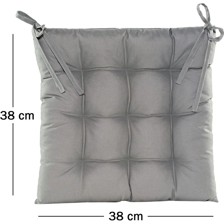 JACK Stuhlkissen JACK Outdoor 38x38cm Sitzkissen Lounge Kissen Sitzkissen Wasserfest, mit Lotus Effekt, robust, strapazierfähig, für Innen & Außen – Bild 2