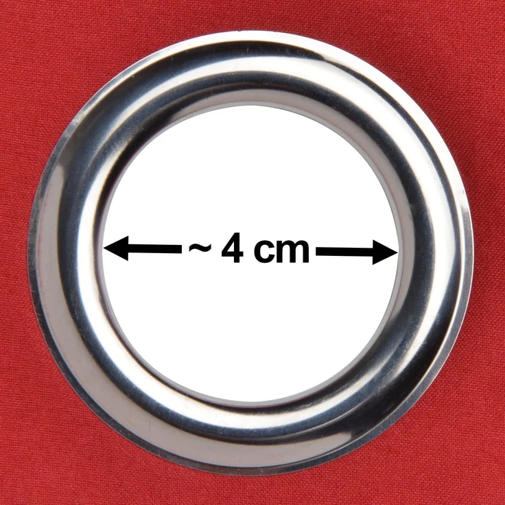 Beautissu Vorhang 2er Set Thermovorhang Gardine Creme Amelie TO, 140x245cm, Ösenvorhang isolierend Kälte- & Hitzeschutz Vorhang Wohnzimmer – Bild 8