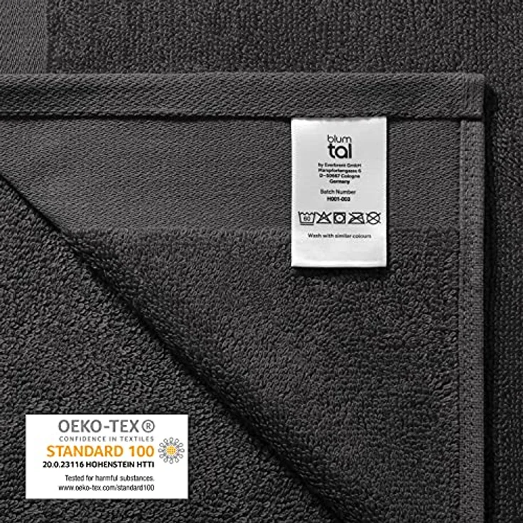 Blumtal Handtuch Premium 2-TLG. Saunatuch Set 80x200cm – Bild 8