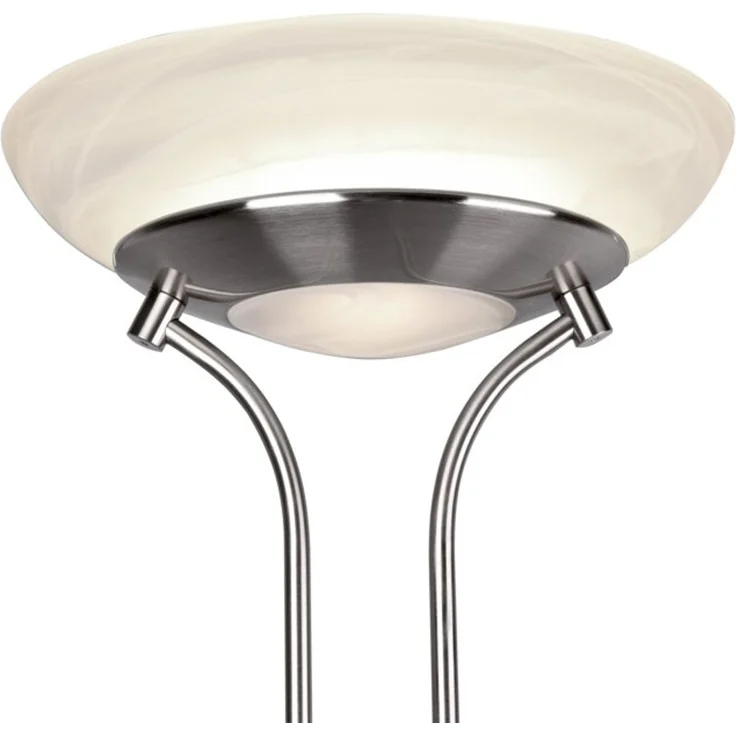 Novel 'ORSON' LED-Stehleuchte, Metall nickel, 32.5 x 180 cm, dimmbar mit Sensordimmer – Bild 3