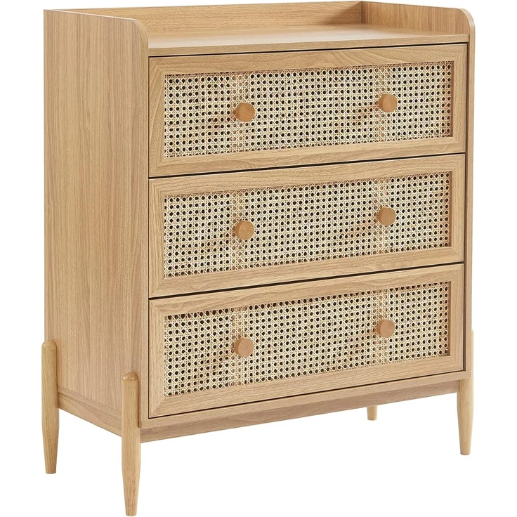 BAÏTA PABLO02 Kommode für Kinder, natürlich, Länge 80 cm, Natur – Bild 1