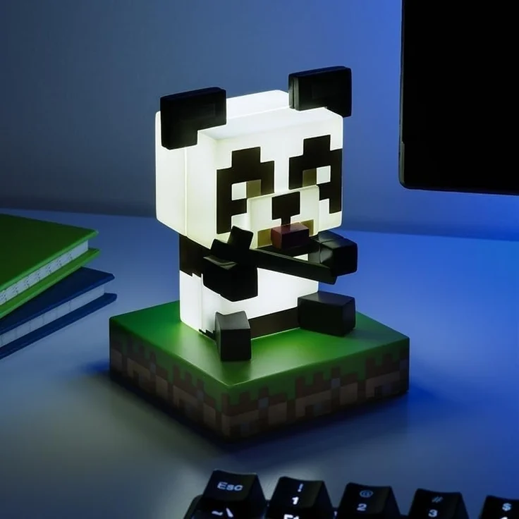 Minecraft Paladone freistehendes Schreibtischlicht, freistehend, offizielles Lizenzprodukt, Spielzimmer-Dekor und Merchandise für Jungen und Mädchen, Nachtlicht-Geschenk, Zubehör für Spielzimmer und – Bild 2