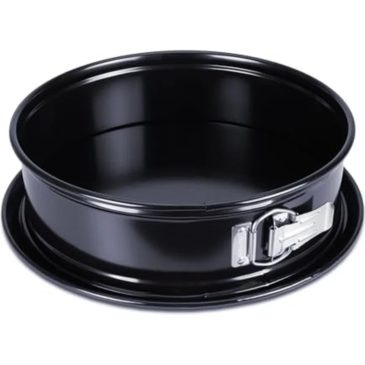 Städter We love baking Serie Springform EMAILLE ø 26 cm / H 7 cm Schwarz mit Flachboden