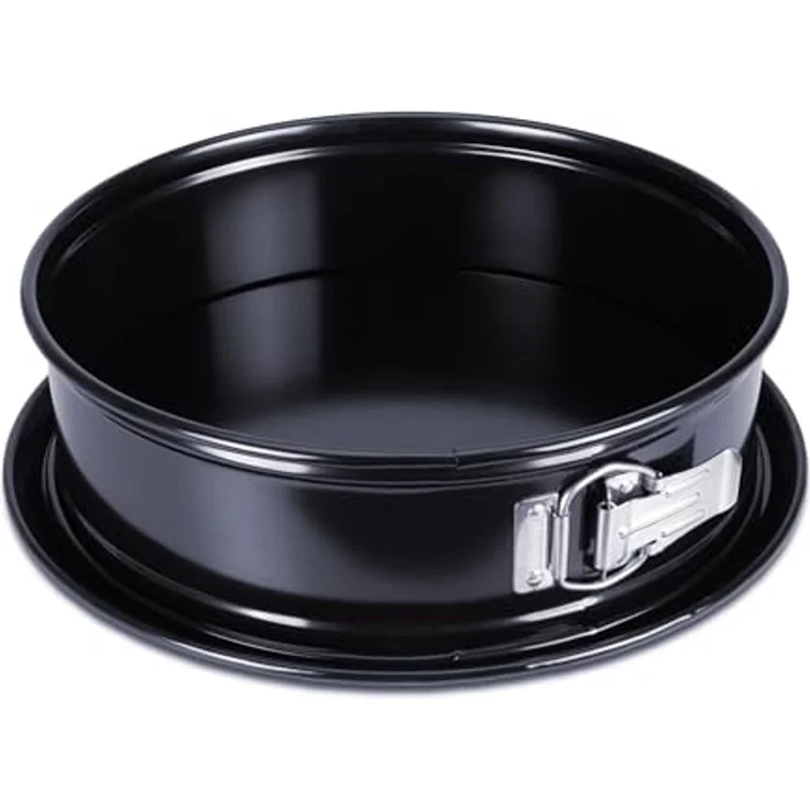 Städter We love baking Serie Springform EMAILLE ø 26 cm / H 7 cm Schwarz mit Flachboden – Bild 1