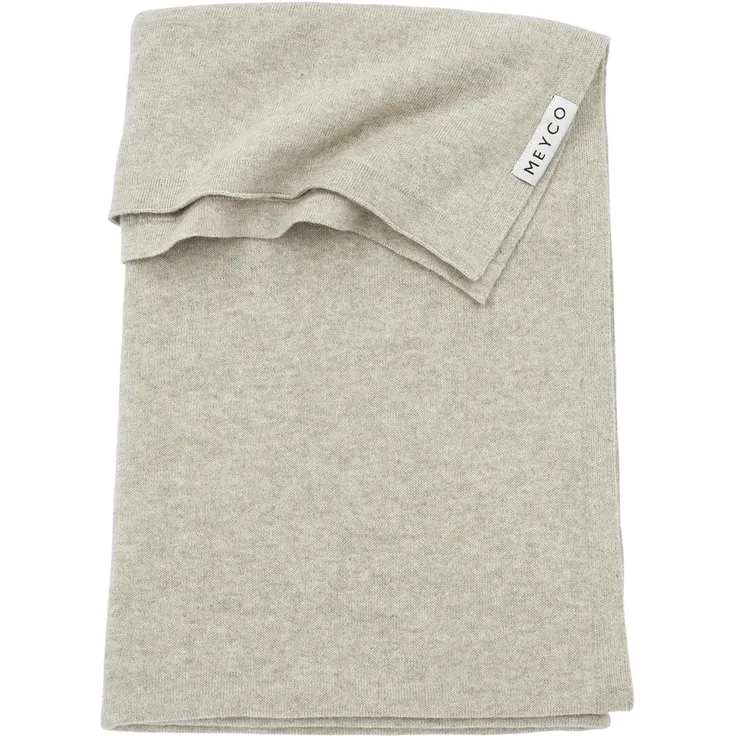Meyco Knit Basic Bettdecke Forest Green 100x150 cm