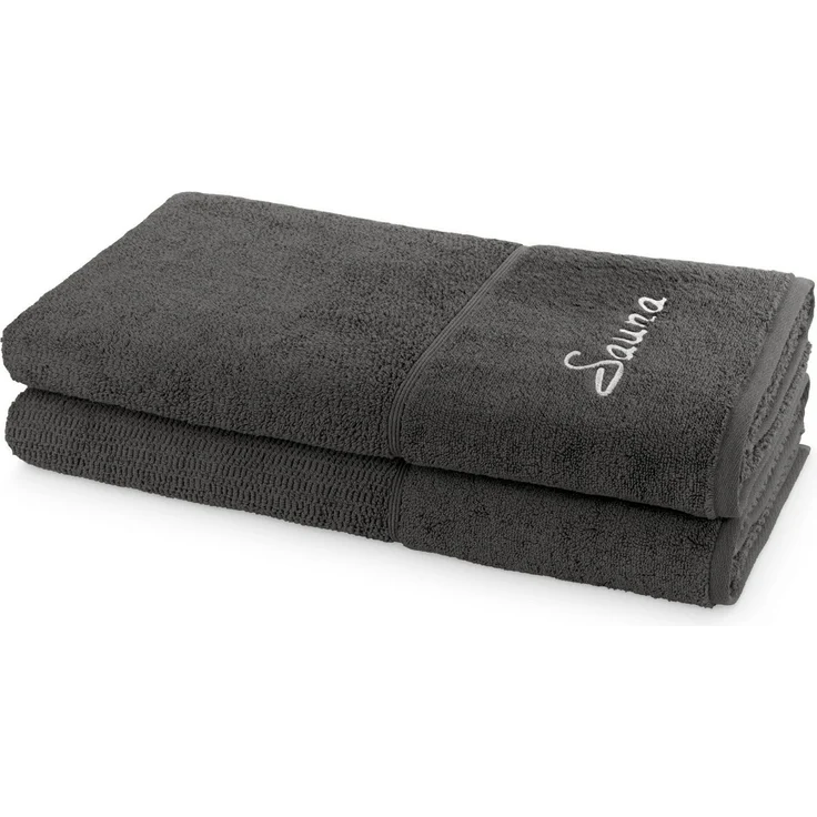 Möve for frottana Saunatuch, Walkfrottier (Set, 2-St) – Bild 1