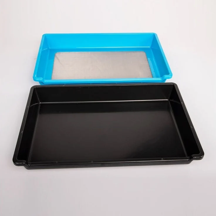 Mayaadi Home Anzuchttablett Trim Tray Bin Trimmschale Kräuterpflanzen Trockensiebset Pollensieb (Einzelteil) – Bild 4