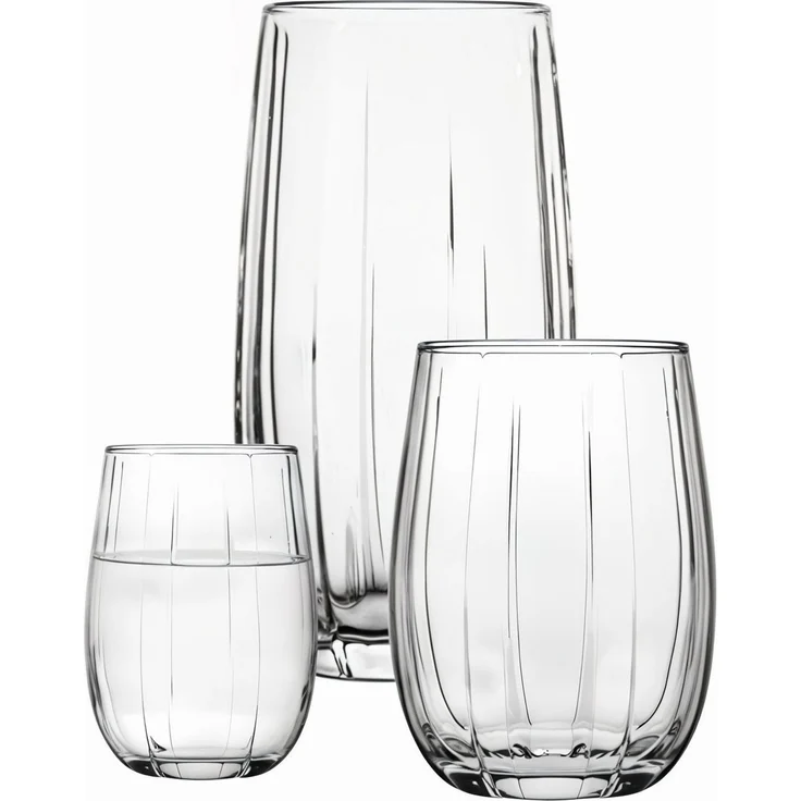Hermia Concept 'PB-96820' Gläser-Set (18-teilig), Transparent, 6,5 x 6,5 x 15 cm, 500 ml – Bild 3