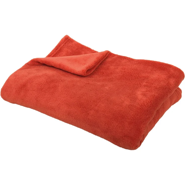 Babydecke Mikrofaser Bestcount 70x100 cm terracotta - rostbraun – Bild 3