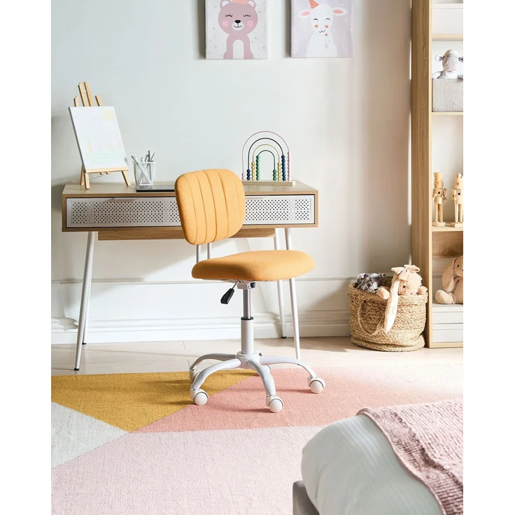 Schreibtischstuhl BUBBLY Stoff Orange – Bild 3