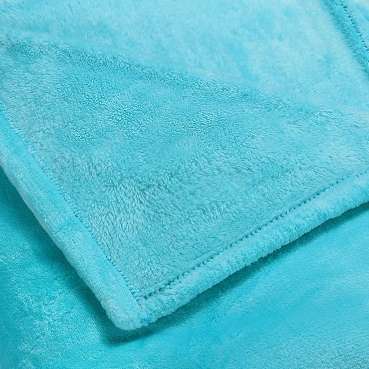 Monzana Premium Kuscheldecke Hellblau 200x150cm – Bild 18