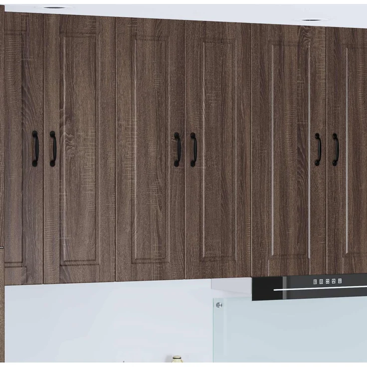 vidaXL Wandschrank PORTO Braun Eichen-Optik 60 x 31 x 100 cm 885492 – Bild 1
