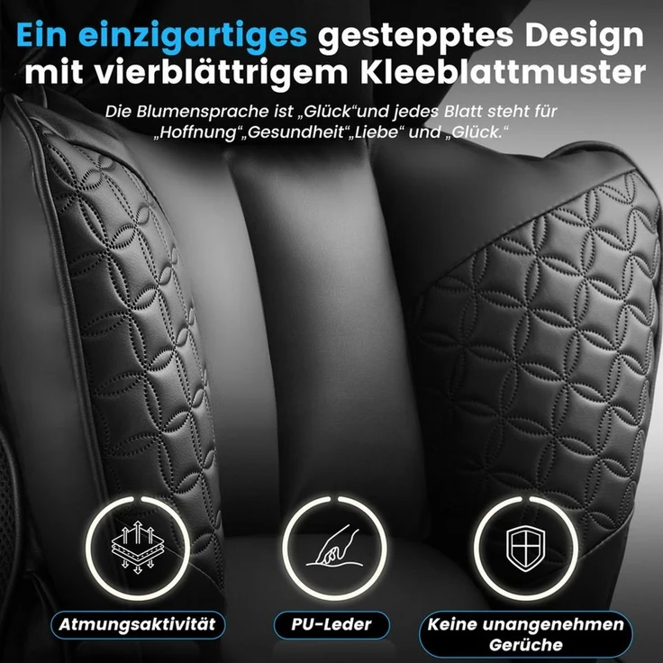 GTPLAYER Bürostuhl Gaming Stuhl Gamer Stuhl gaming stuhl Schreibtischstuhl Chefsessel, Bequeme Sitzkissen – Bild 3