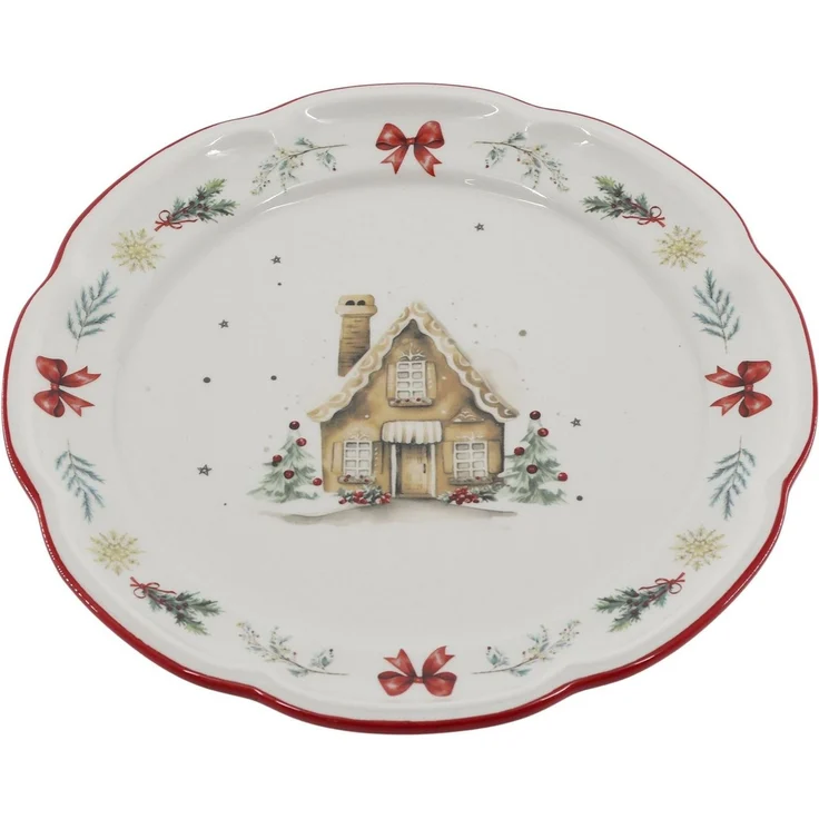 Chic Antique - Teller Frühstücksteller Kuchenteller mit Weihnachtsmotiv 63016633 – Bild 1