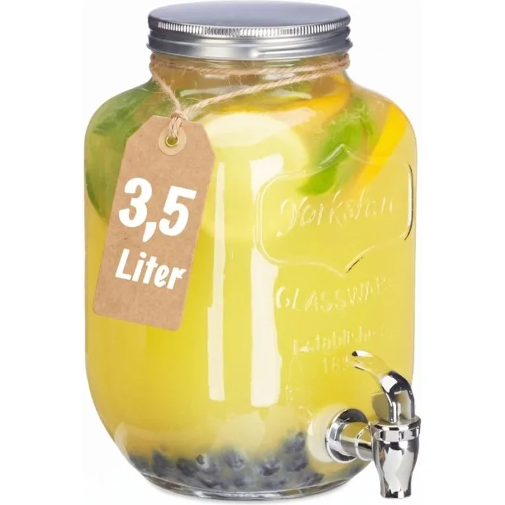 Relaxdays Getränkespender 3,5 L