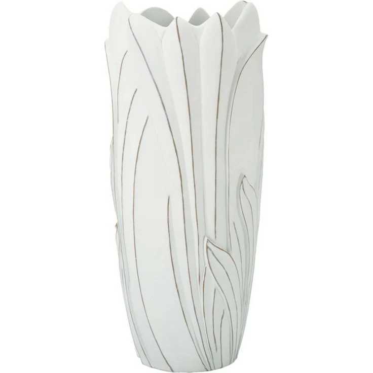 Dmora Vase Brabbia, Dekorationszubehör, Dekoratives Artikel, Einrichtungszubehör, 31x31 h69 cm, Weiß – Bild 8