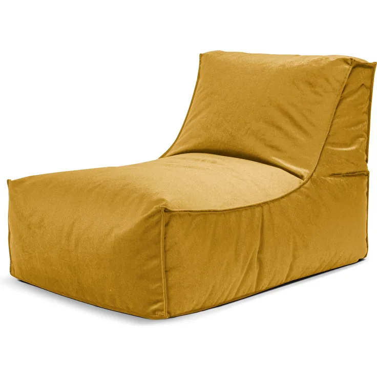 Sitting Point Sitzsack Marla Rock Samt senf