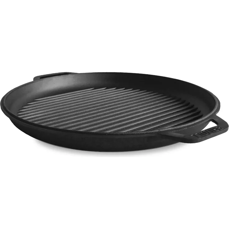 Ø36 cm Wok Gusseisen Kazan 8 L Grill-Deckelbratpfanne Asia Wokpfanne Induktion Kessel Campingtopf Kochtopf für alle Herdarten geeignet – Bild 6