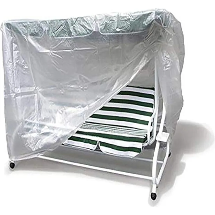 TPFGarden Abdeckhaube 4-sitzer Hollywoodschaukel Farbe: transparent, 250 x 150 x 160 cm