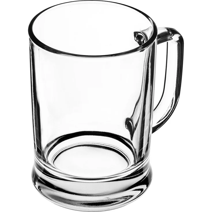 KADAX Bierkrüge 0,5 Liter, 2er Set, Biergläser mit Henkel, großer Bierkrug aus dickwandigem Glas, Bierglas im klassischen Design, stabiler Glaskrug für Bier – Bild 2
