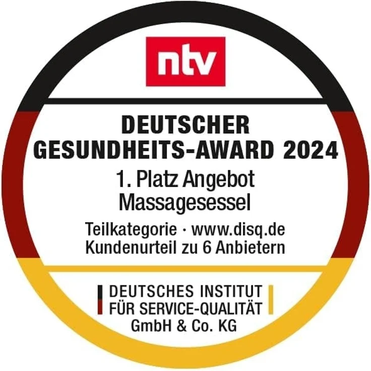 'Easyrelaxx' Massagesessel in Schwarz – Bild 2