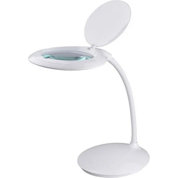 Semplix LED Arbeitslicht - Lupen-Tischlampe weiß (Linse 127 mm/dimmbar), LED fest integriert – Bild 5