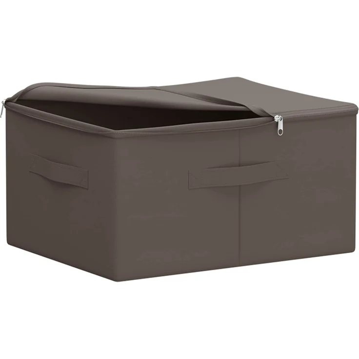 vidaXL Aufbewahrungsbox 24 stk. Vliesstoff 43 x 34 x 23 cm 33,6 L Grau 42024625 – Bild 4