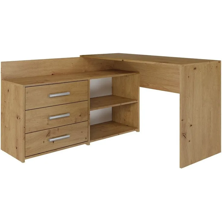 ibonto SCHREIBTISCH 20x50x76 cm ARTISAN EICHE Computertisch (H 76 x T 50 x B 120 cm)