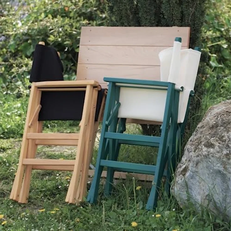 Aranaz Flexi-Tisch mit Lamellen, faltbar und tragbar, für den Außenbereich, ideal für Balkon, Garten, Terrasse, Camping, Patio, Picknick und Veranstaltungen, Mehrzweck, Holz, Lack, 50 x 70 x 76 cm – Bild 5