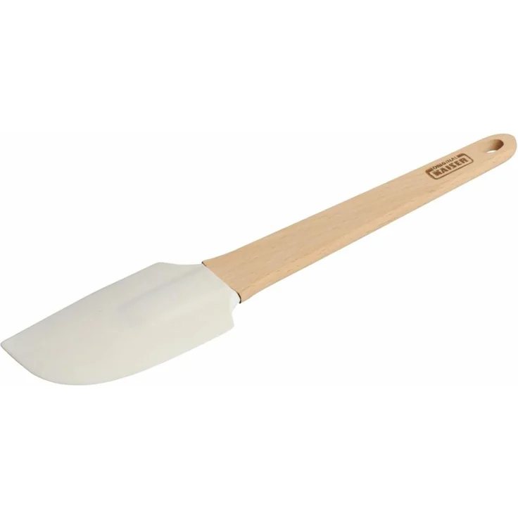KAISER Patisserie Teigschaber Silikon mit Holzgriff. 27 cm