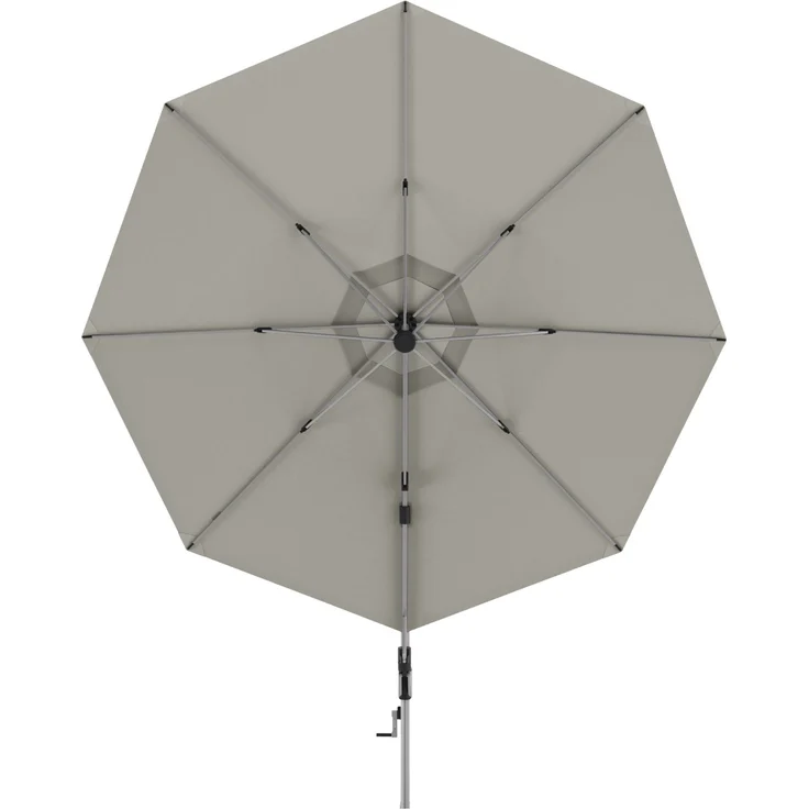 Knirps Sonnenschirm / Ampelschirm "Hyperion 340", desert, Ø 340 cm – Bild 5