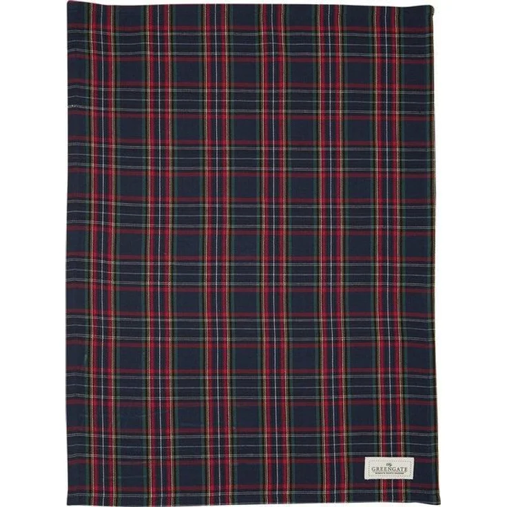 Greengate Geschirrtuch Dagmar Geschirrtuch check dark blue 70x50 cm – Bild 3